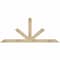 Ekena Millwork Saratoga Rough Sawn Timber Gable Bracket, Douglas Fir, 72"W x 30"H x 2"D x 4"F, 10/12 Pitch GBW072X30X0204SAR00RDF - alternate 1
